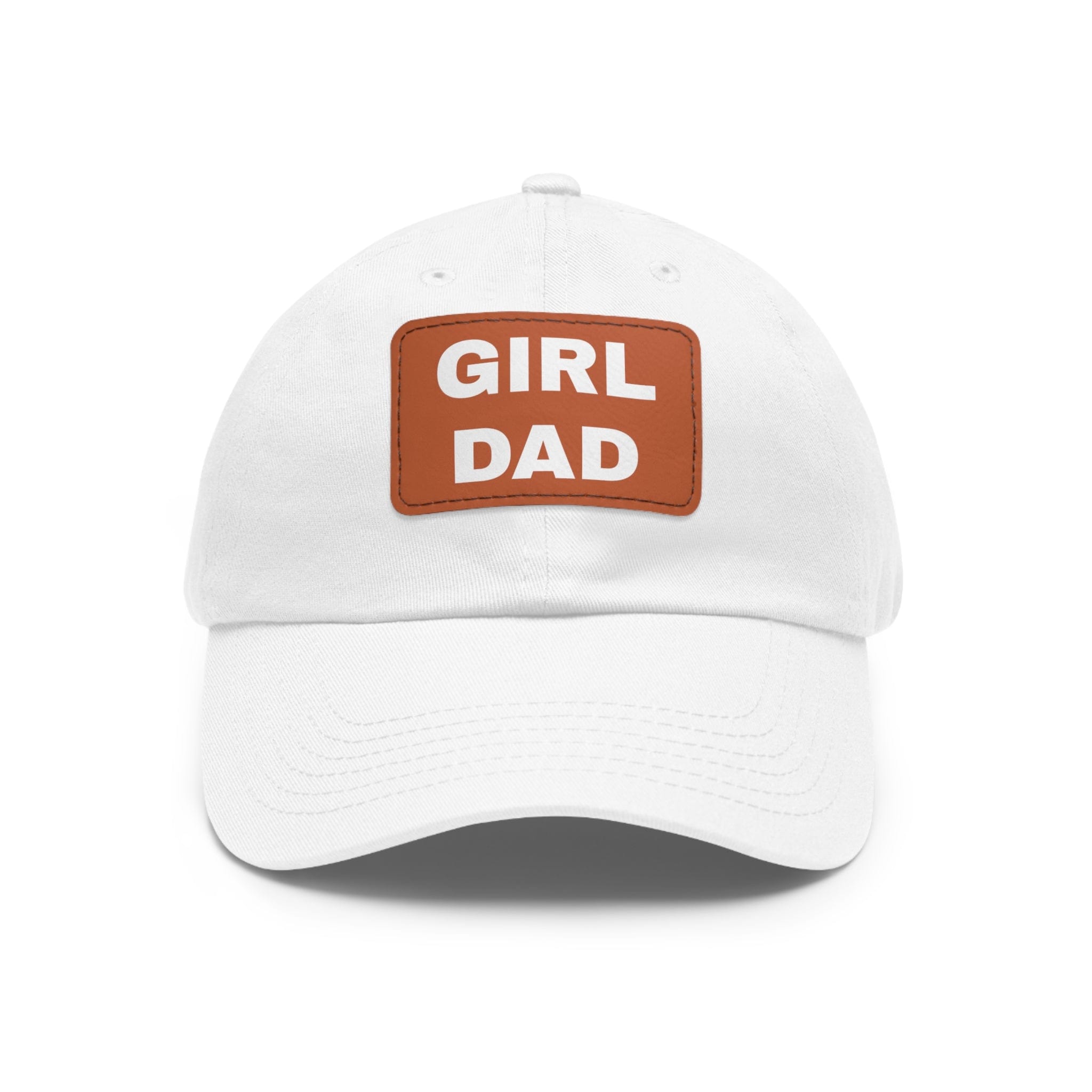 Girl Dad Hat with Leather Patch