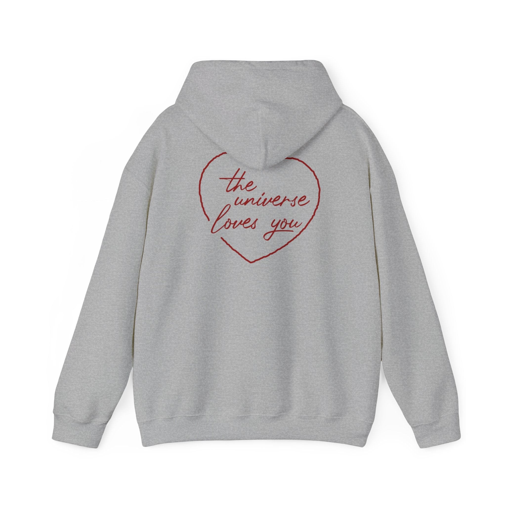 Lauren Raymond: The Universe Loves You Light Grey Hoodie