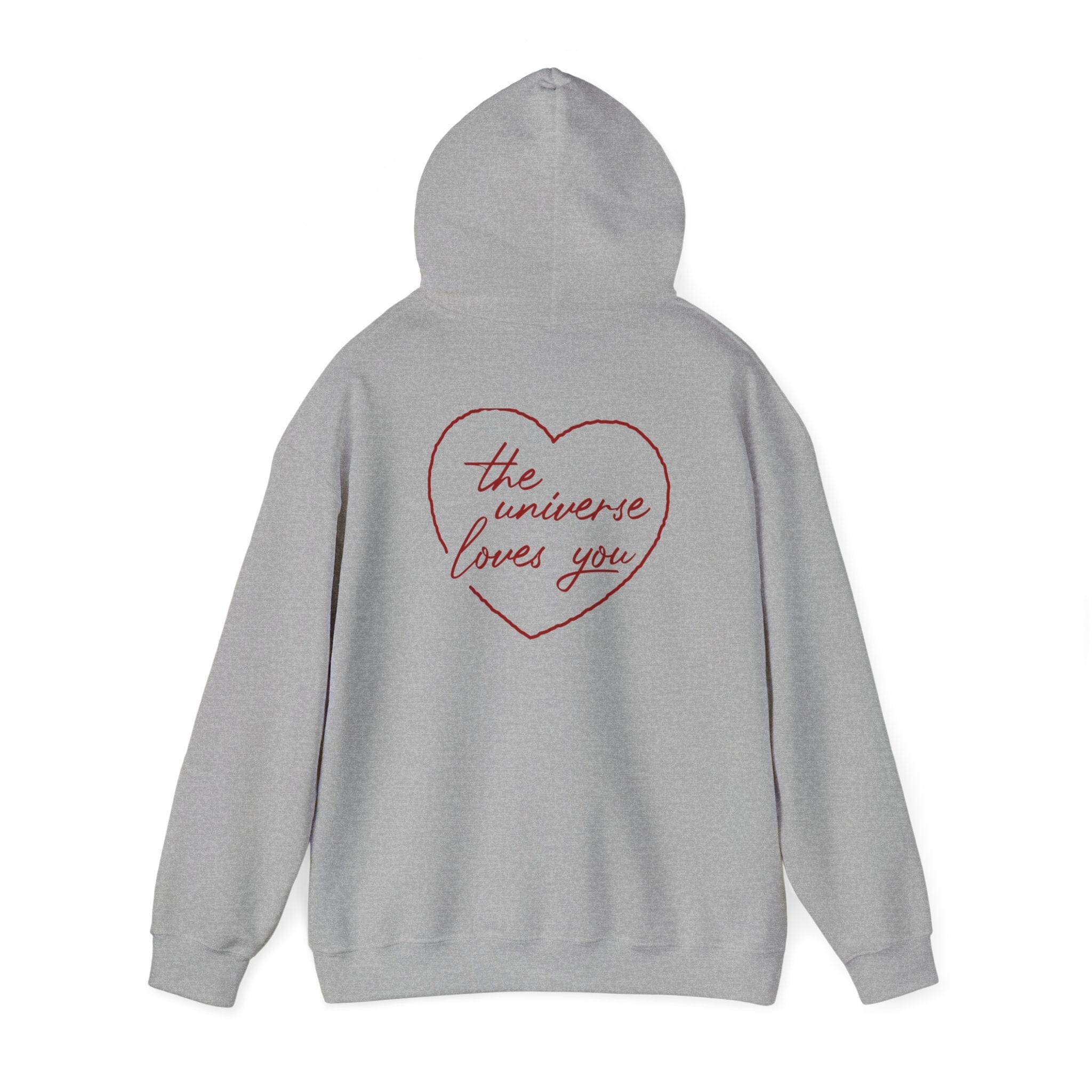 Lauren Raymond: The Universe Loves You Light Grey Hoodie
