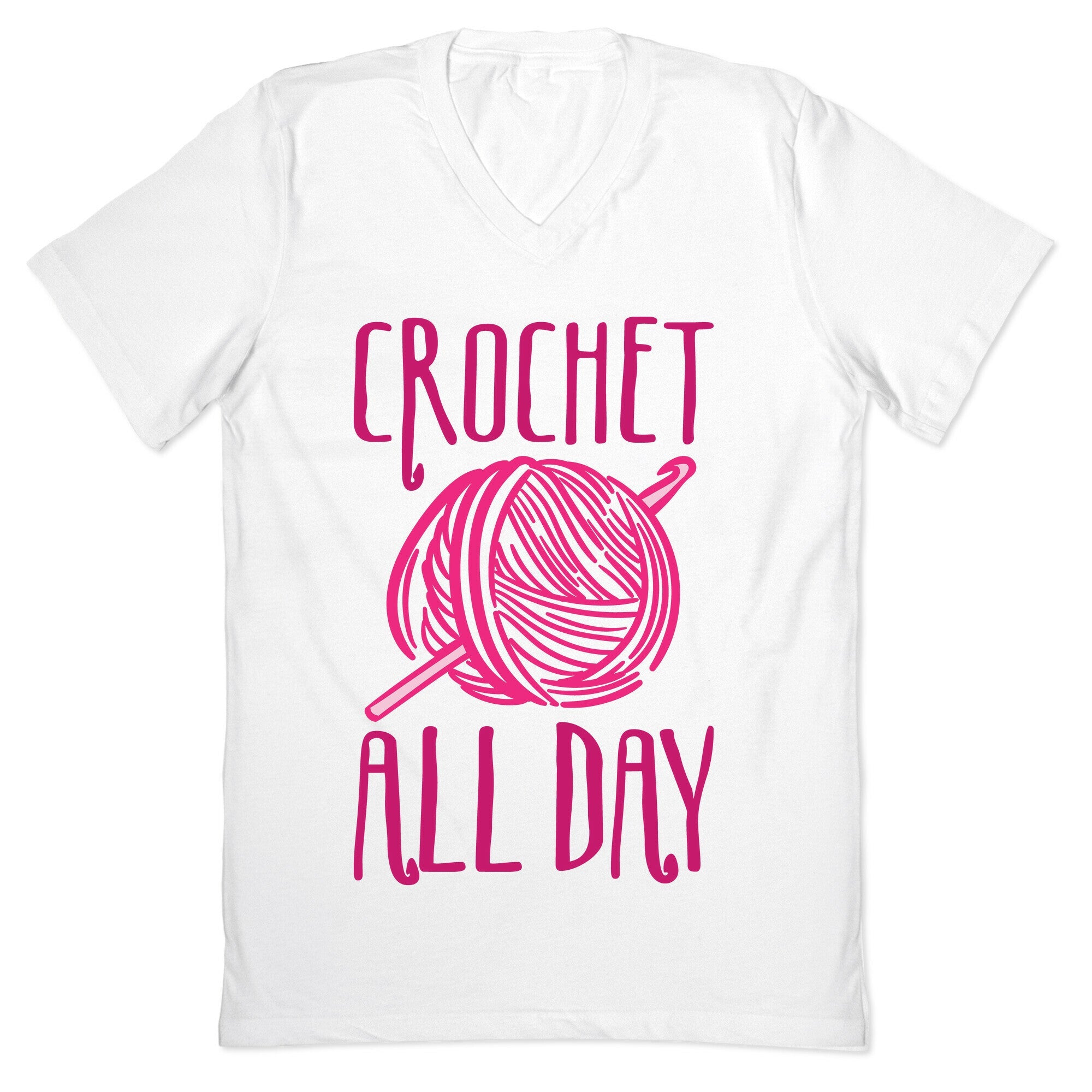 Crochet All Day V-Neck