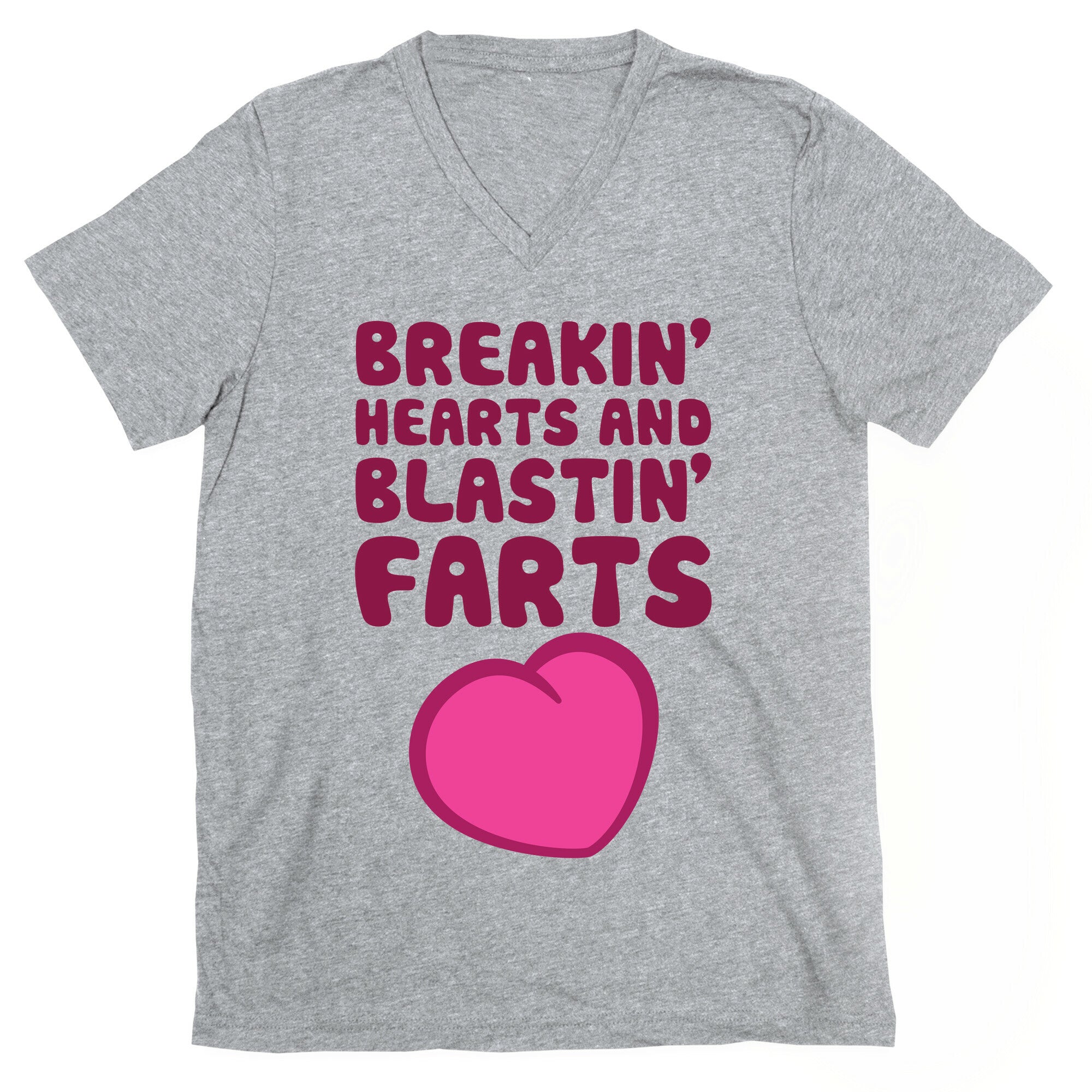 Breakin' Hearts And Blastin' Farts V-Neck
