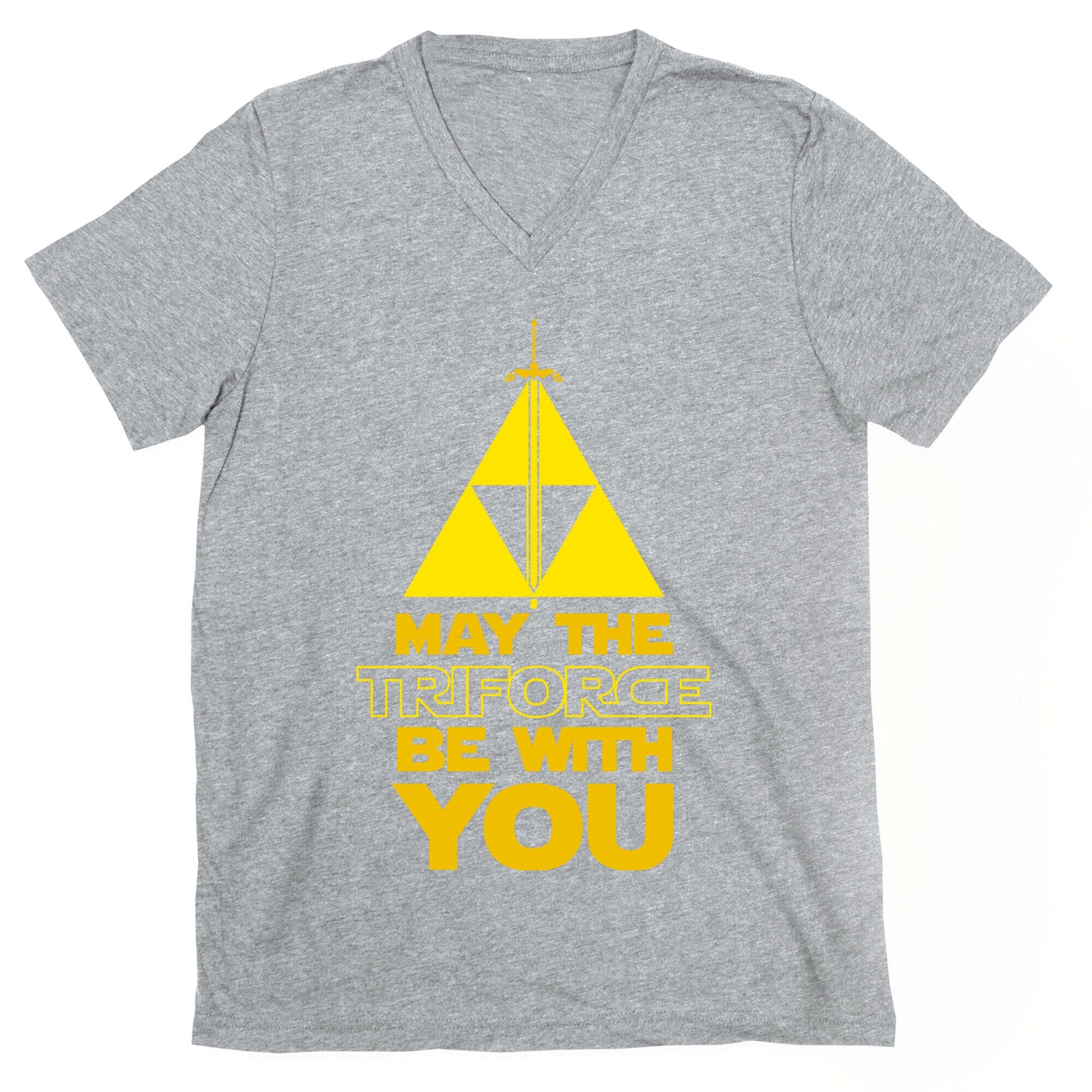 May The Triforce Be With You V-Neck