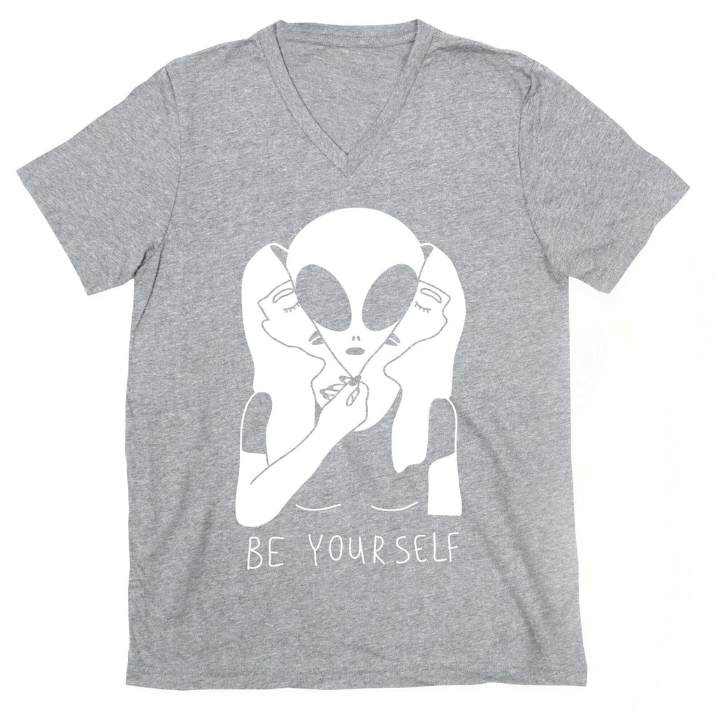 Be Yourself Alien V-Neck