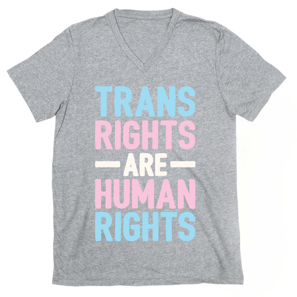 Trans Rights Are Human Rights V-Neck