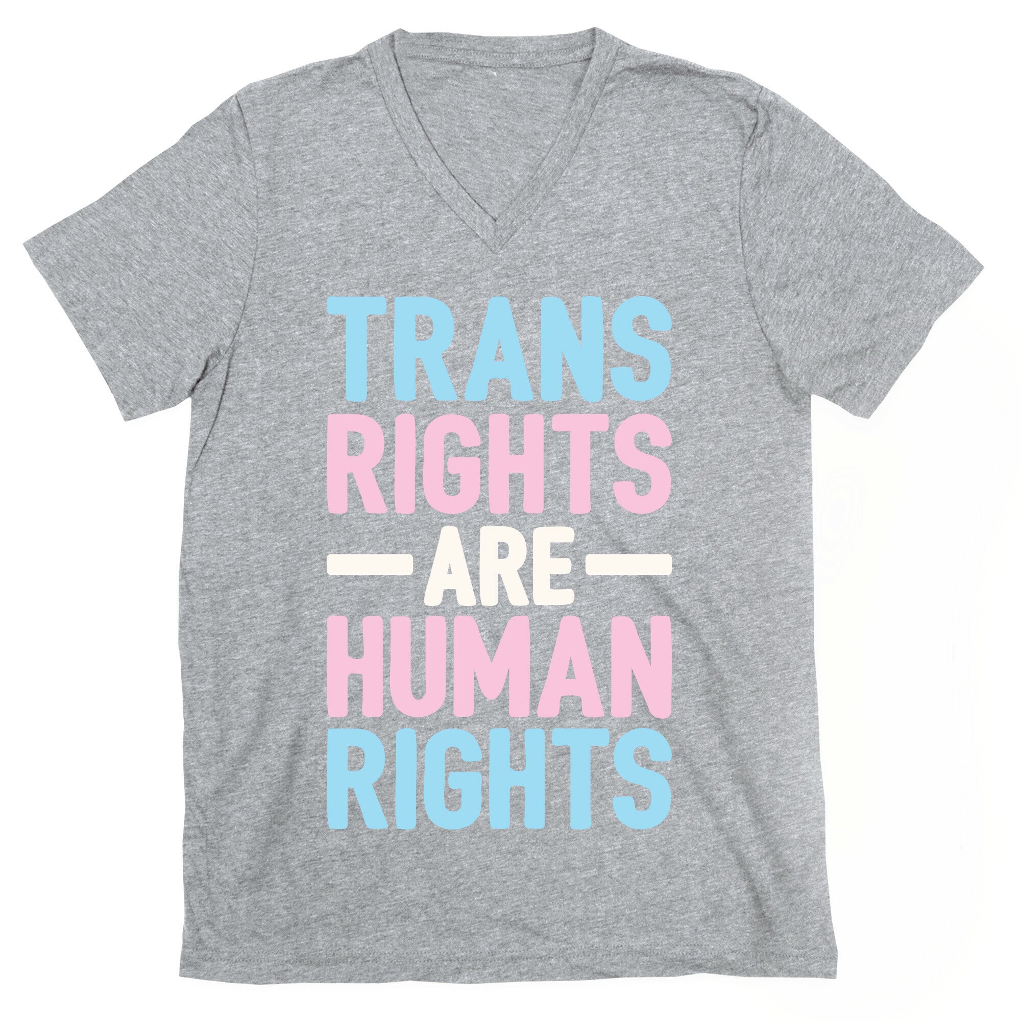 Trans Rights Are Human Rights V-Neck