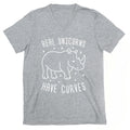 Real Unicorns Have Curves (Rhino) V-Neck