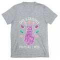 Cats and Crystals V-Neck