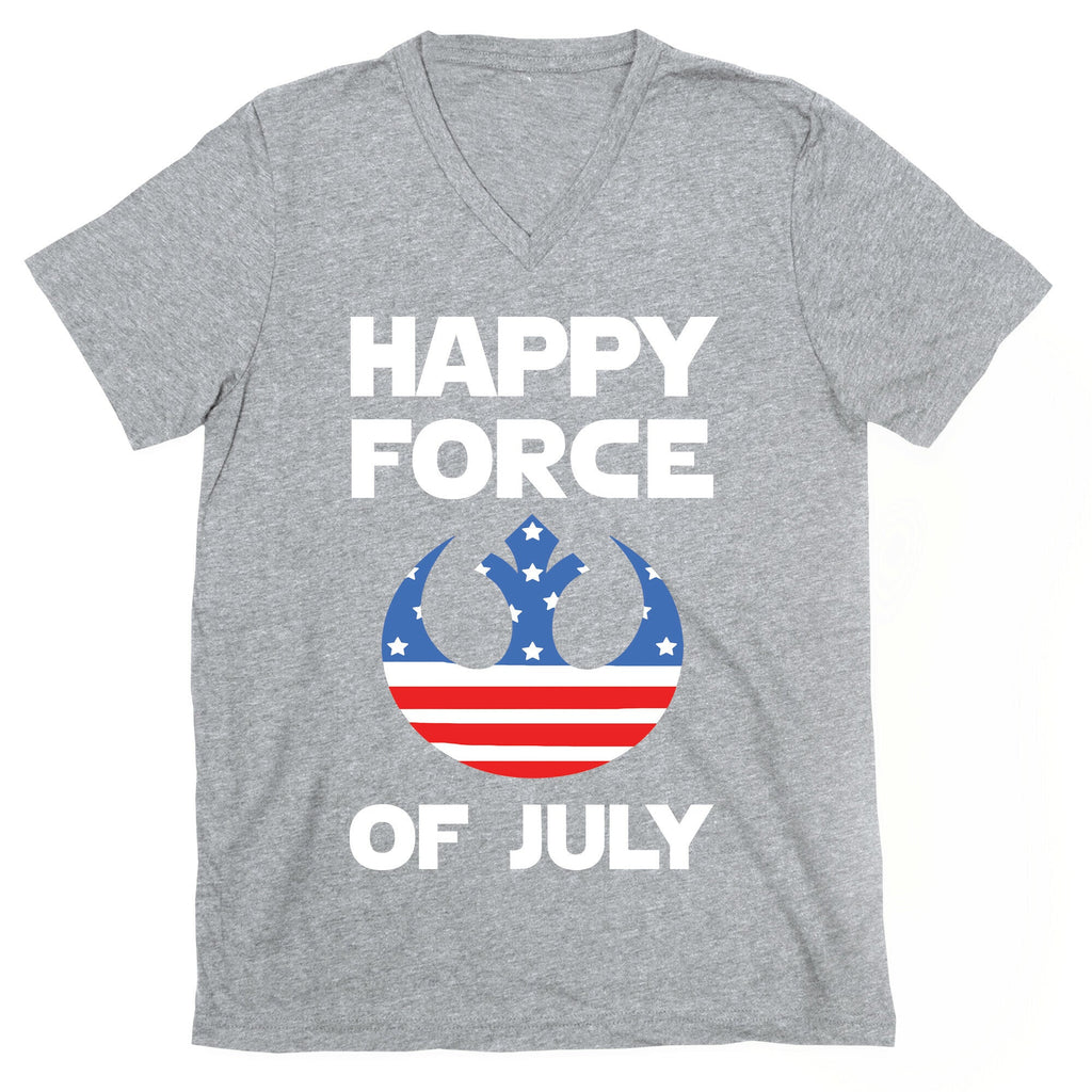 Happy Force Of July V-Neck