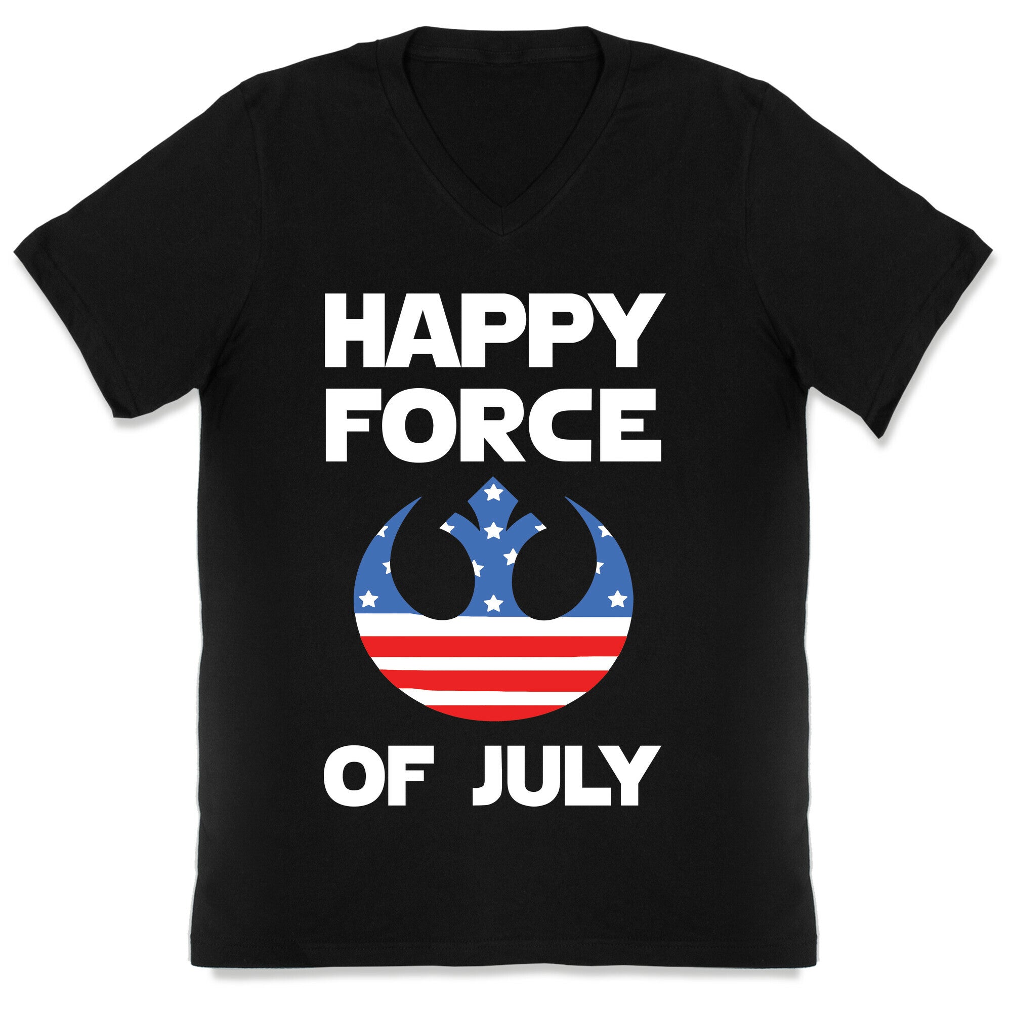 Happy Force Of July V-Neck