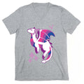 Bi Pride Dragon V-Neck