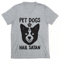Pet Dogs Hail Satan Corgi V-Neck