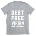 Debt Free Virgin with No Tattoos V-Neck