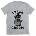 Trash Groom Raccoon Bachelor Party V-Neck