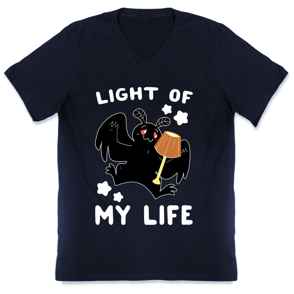 Light of my Life - Mothman and Lamp V-Neck
