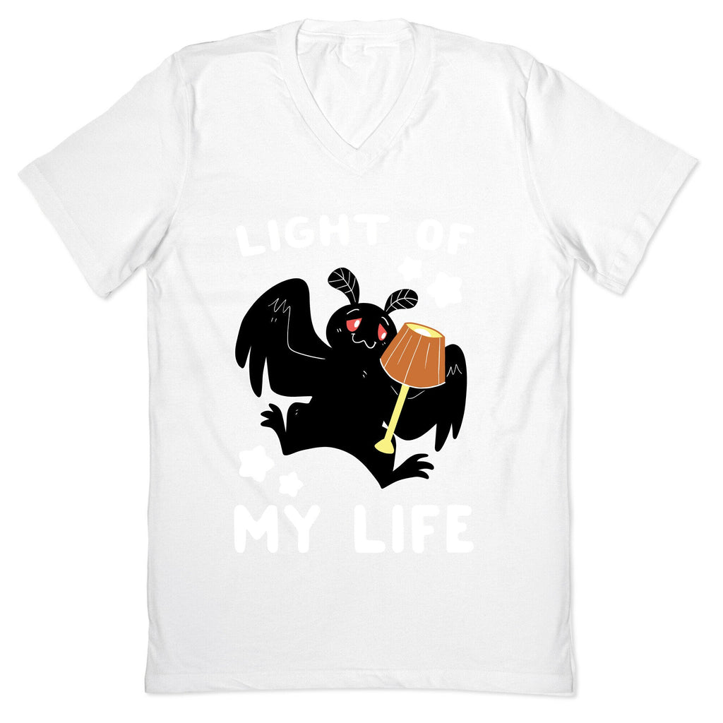 Light of my Life - Mothman and Lamp V-Neck