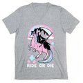 Ride or Die - Grim Reaper and Unicorn V-Neck