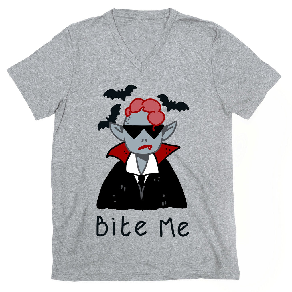 Bite Me Vampire V-Neck