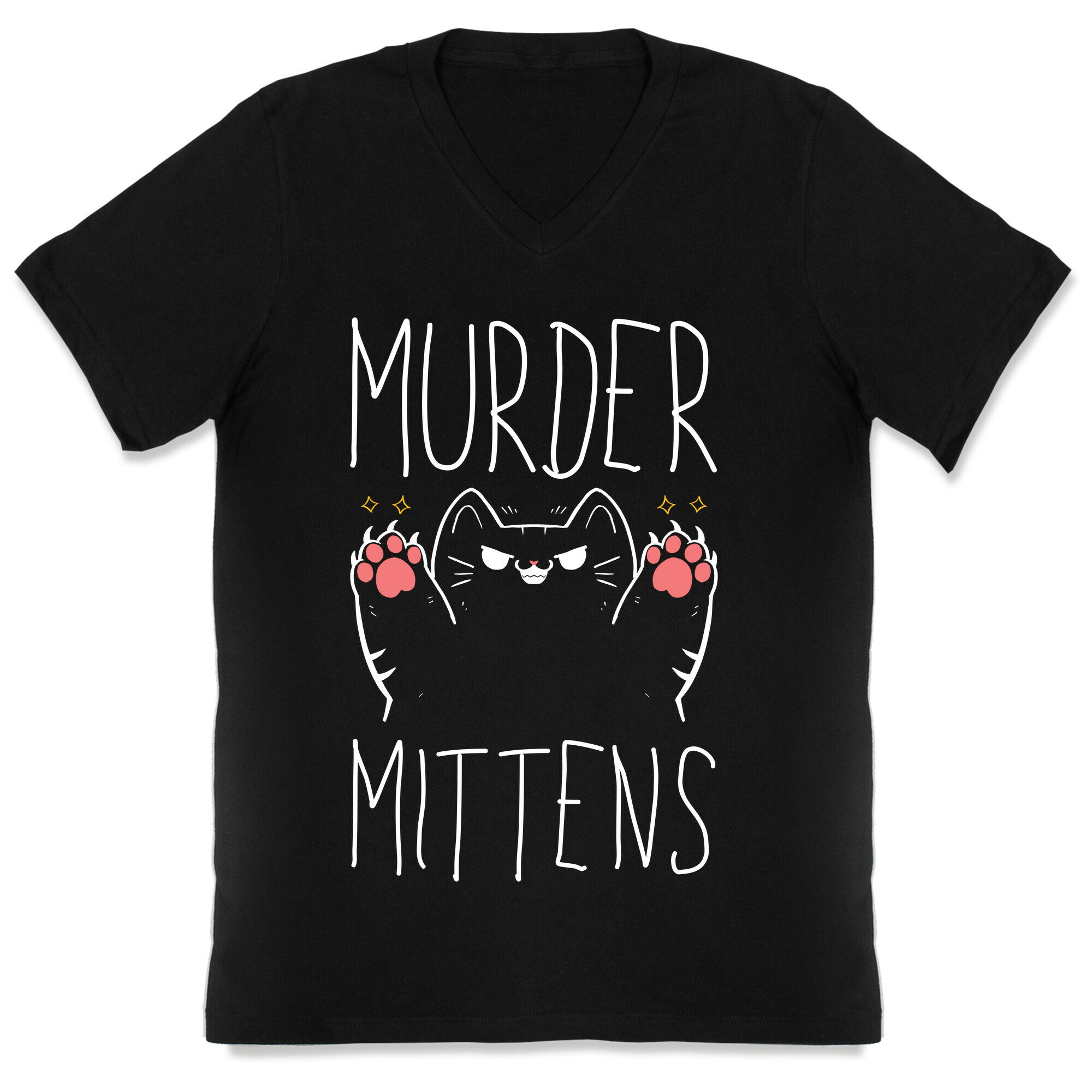 Murder Mittens V-Neck