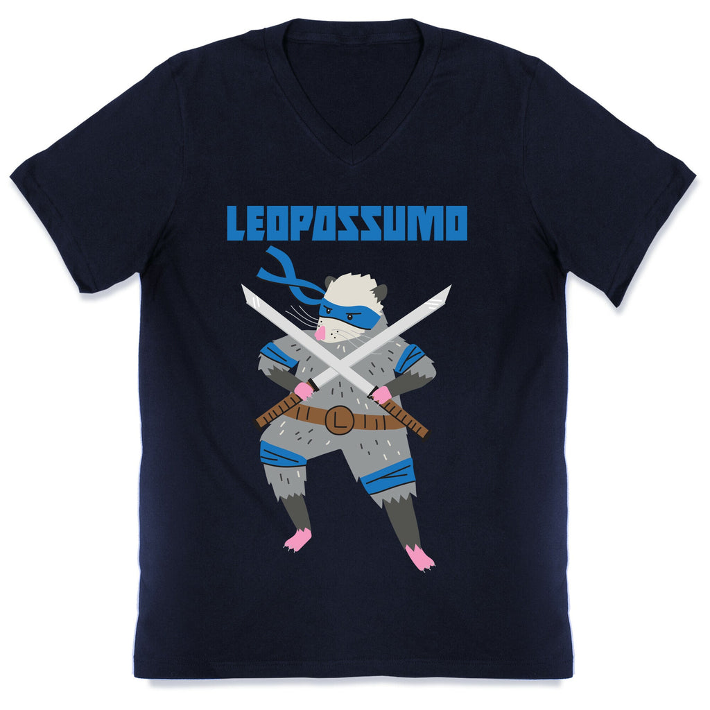 Leopossumo (Leonardo Opossum) V-Neck