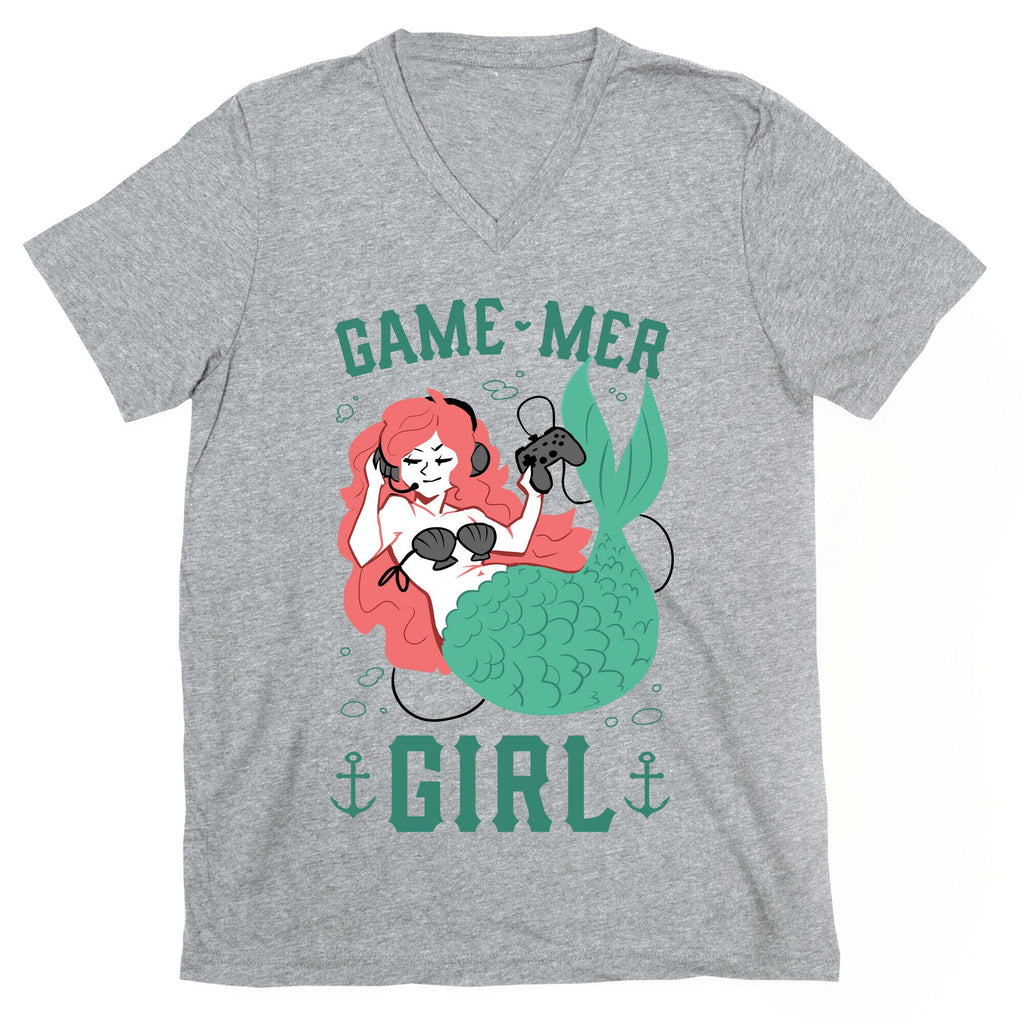 Game Mer Girl V-Neck