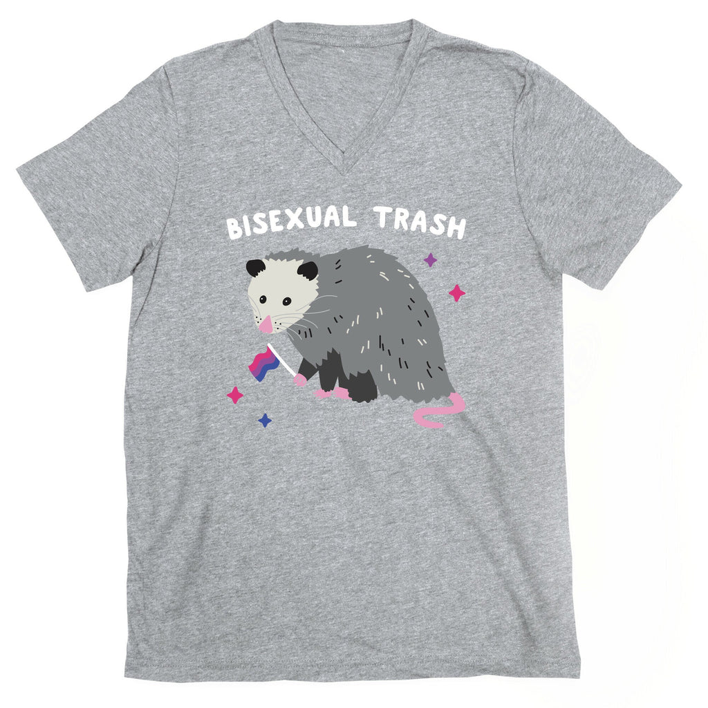 Bisexual Trash Opossum V-Neck