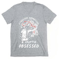 Stressed Depressed and Cryptid Obsessed  V-Neck