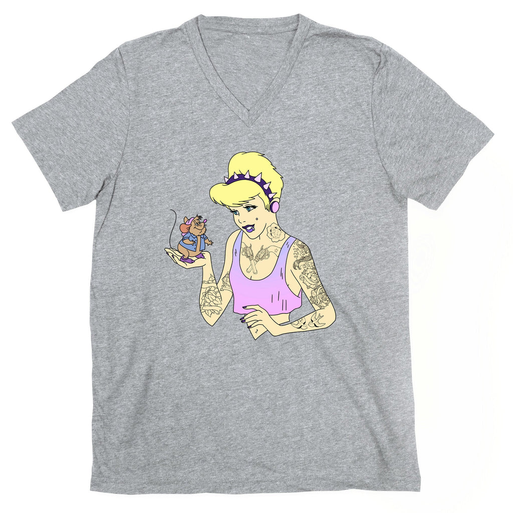 Pastel Goth Cinderella V-Neck