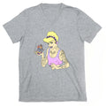 Pastel Goth Cinderella V-Neck