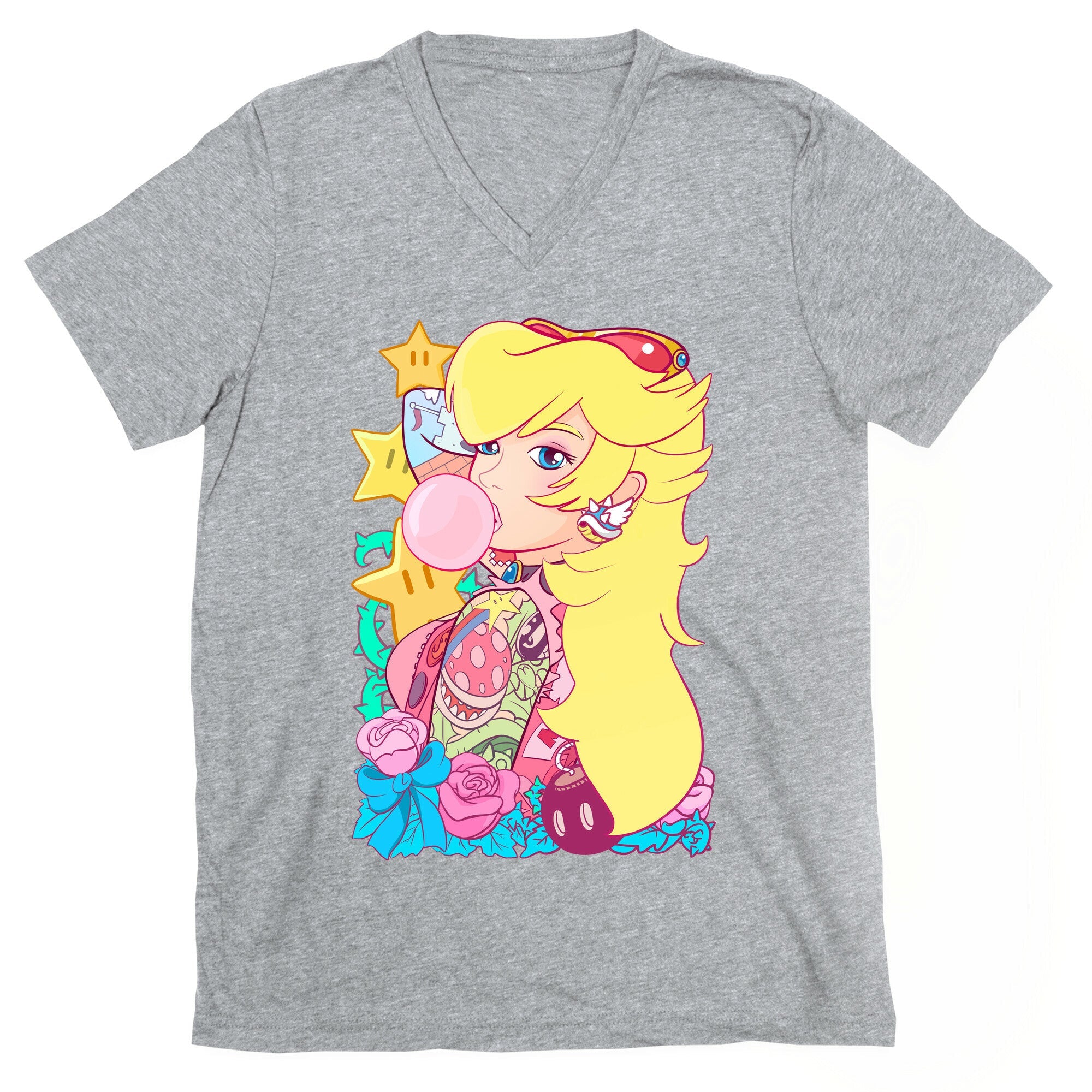 Punk Peach Parody V-Neck