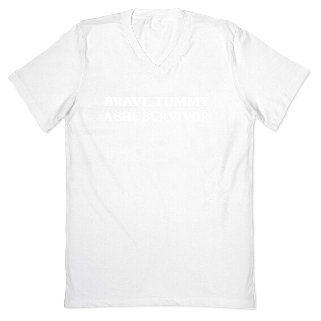 Brave Tummy Ache Survivor V-Neck