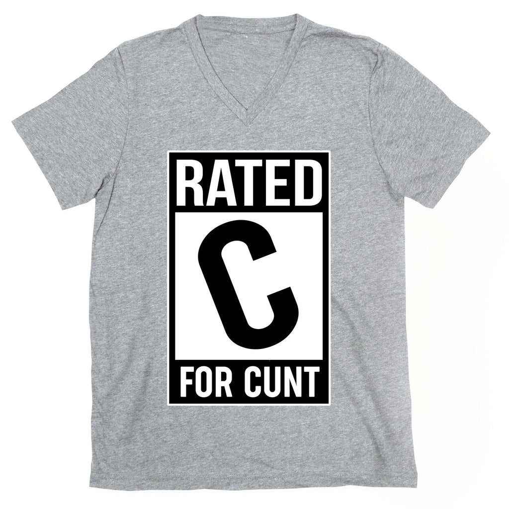 Rated C for Cunt V-Neck
