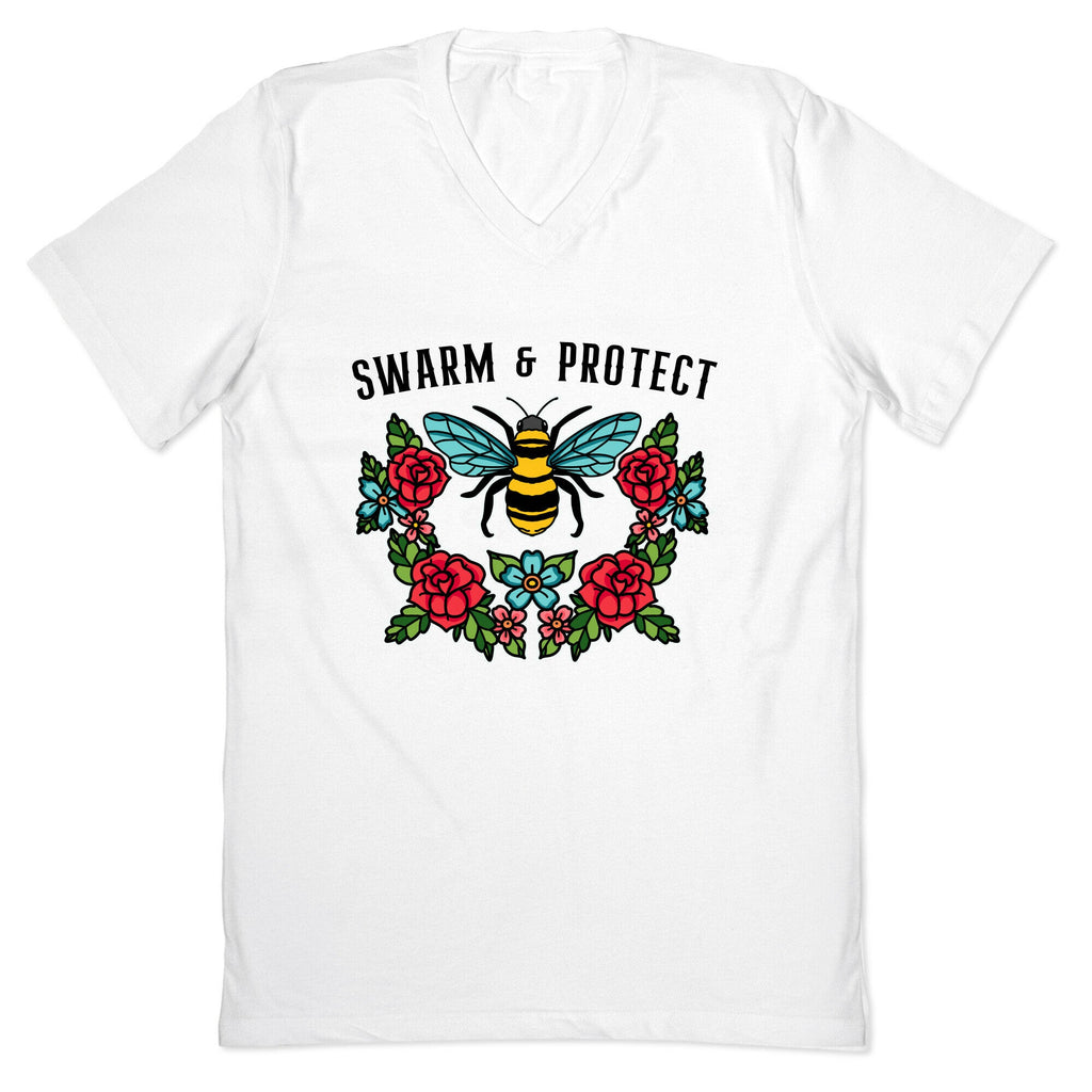 Swarm And Protect V-Neck