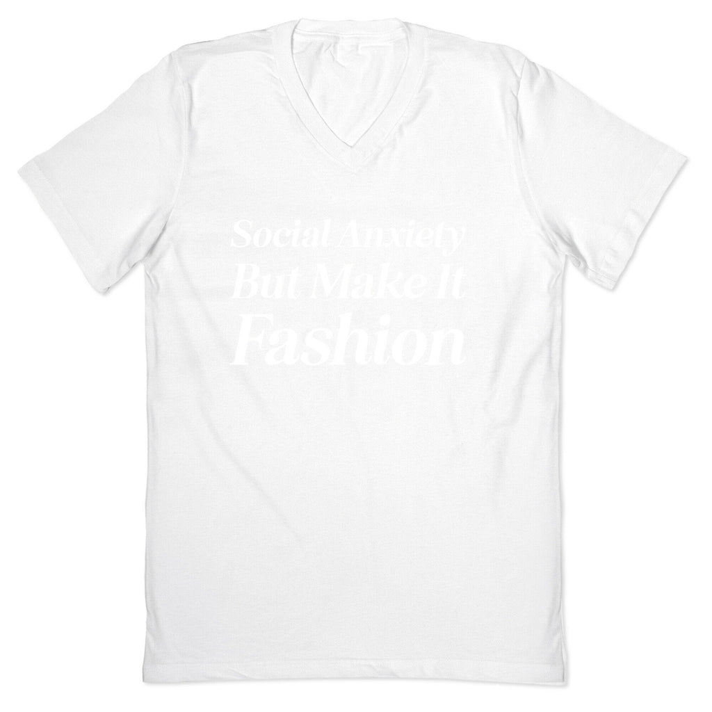 Social Anxiety But Make It Fashion V-Neck
