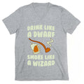 Drink Like A Dwarf, Smoke Like A Wizard V-Neck