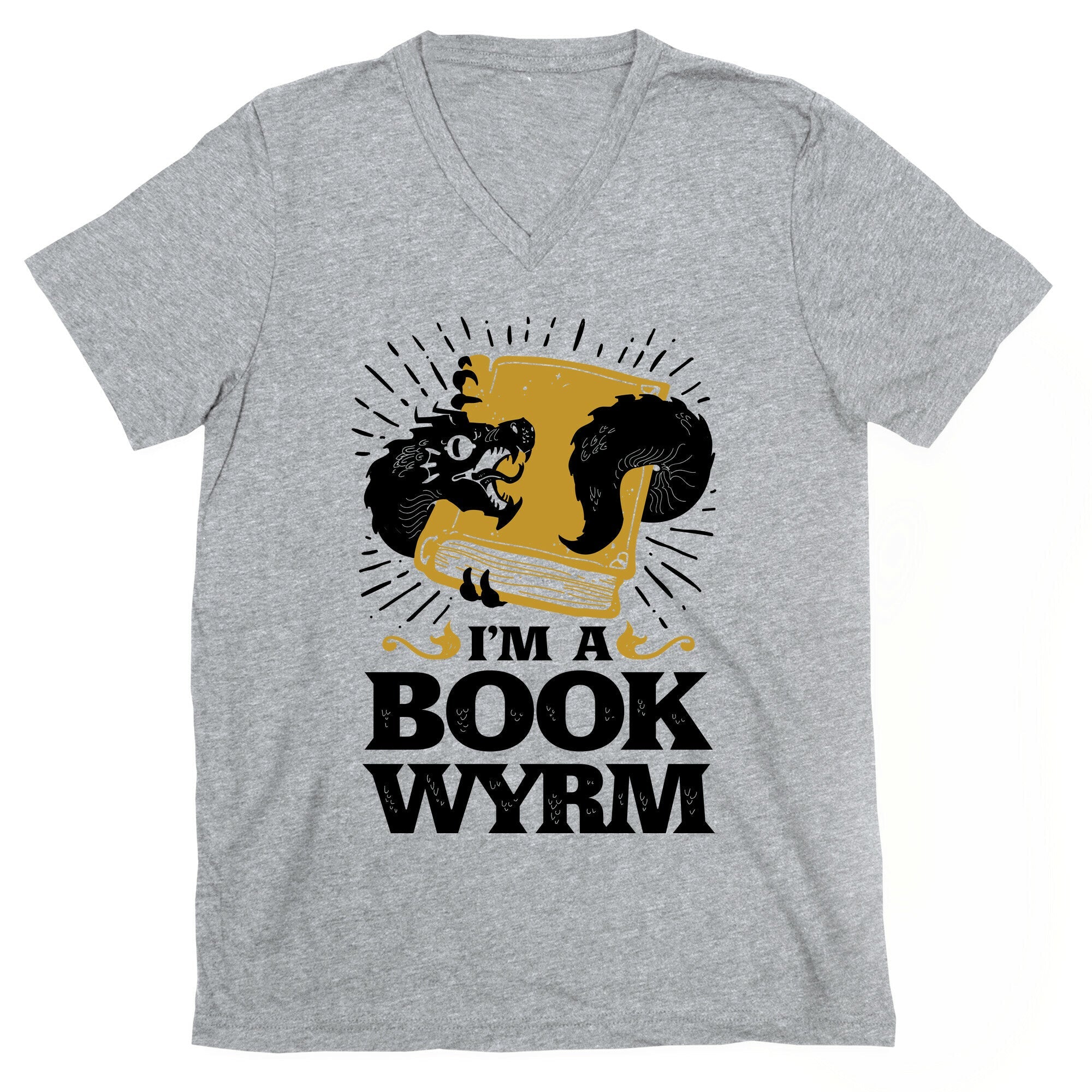 I'm a Book Wyrm V-Neck
