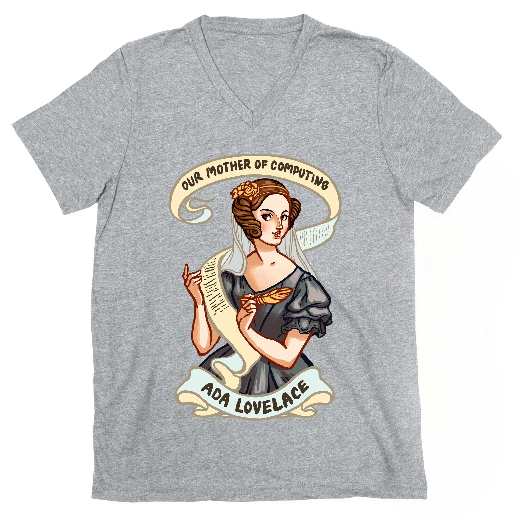 Ada Lovelace: Our Mother of Computing V-Neck