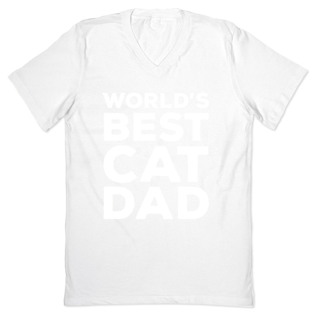 World's Best Cat Dad V-Neck