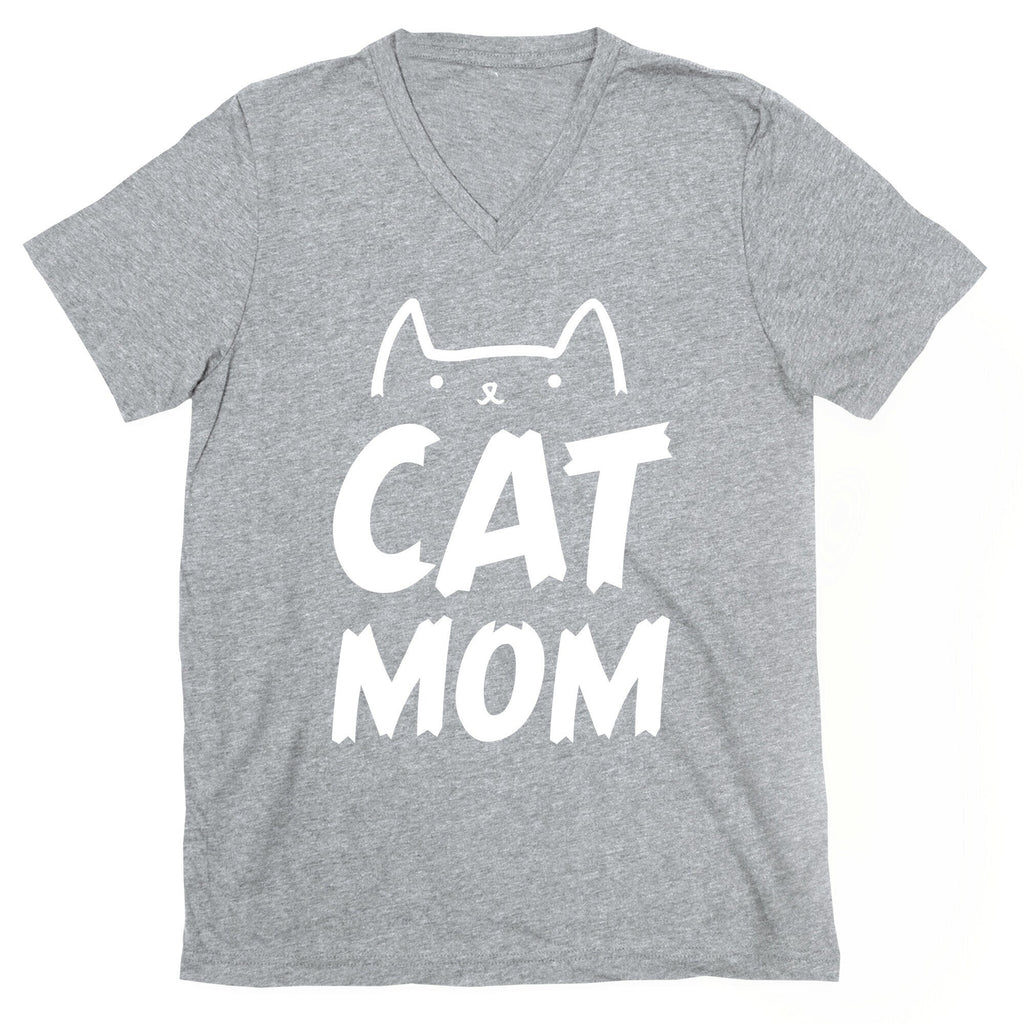Cat Mom V-Neck