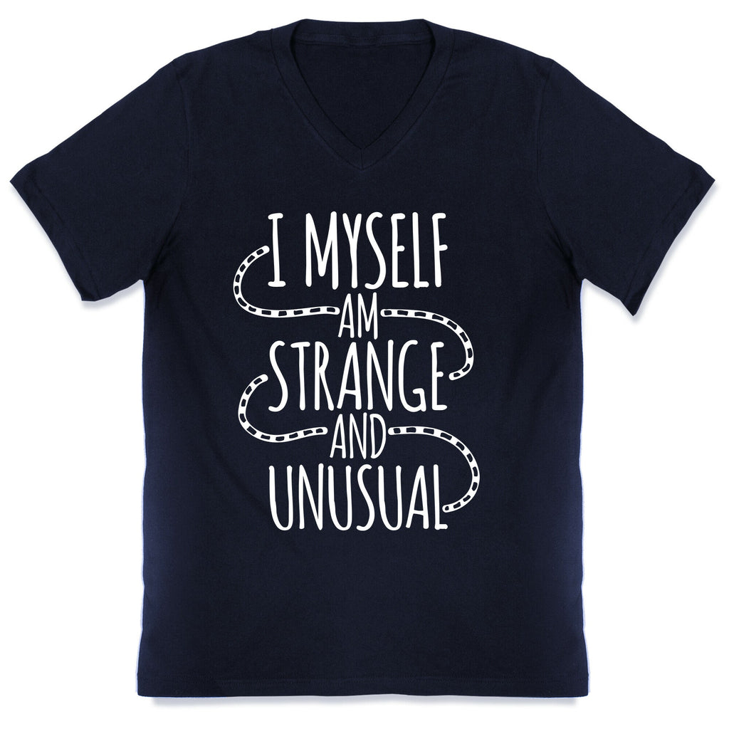 I Myself am Strange and Unusual V-Neck