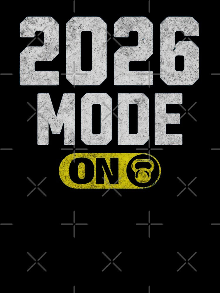 2026 Mode On Funny Fitness Kettlebell Art by GrafTeesLab