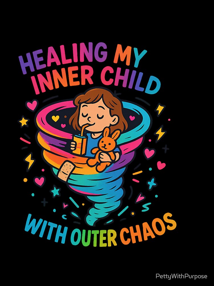 Healing My Inner Child with Outer Chaos – Whimsical Tornado Art by PettyWithPurpose