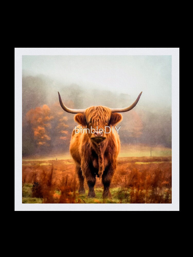 Scottish Highland Cow - Fluffy Longhorn by bimbleDIY