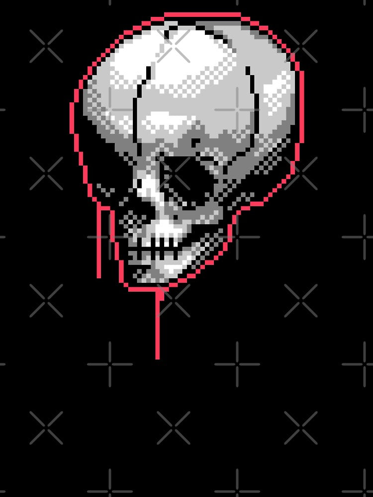 Pixel Skull by SkeletonJack 666