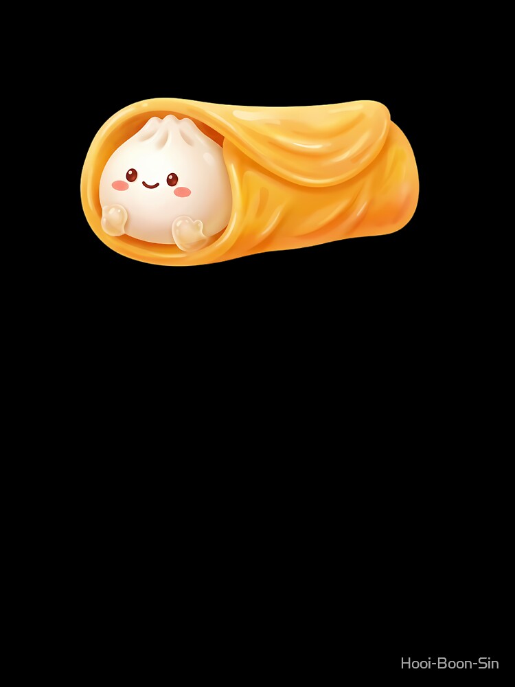 Cute Baorito Dumpling Burrito Fusion by Hooi-Boon-Sin