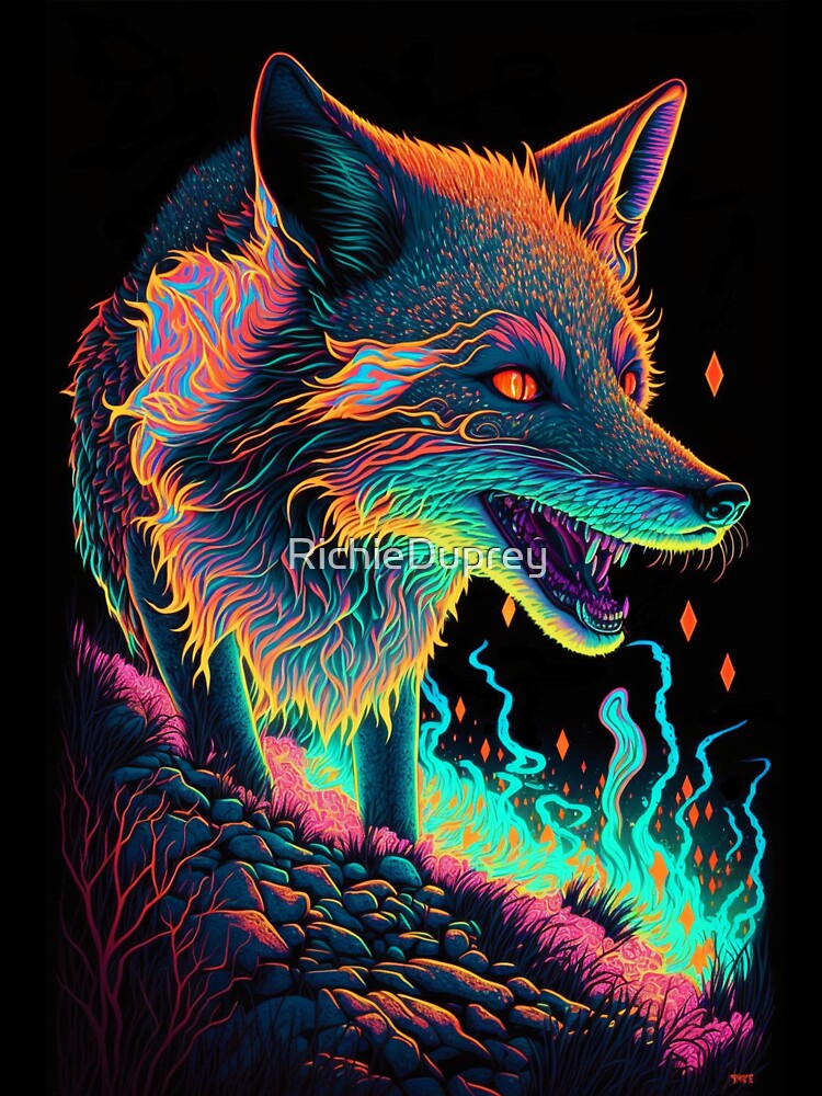 Psychedelic Fox by ResistNormality