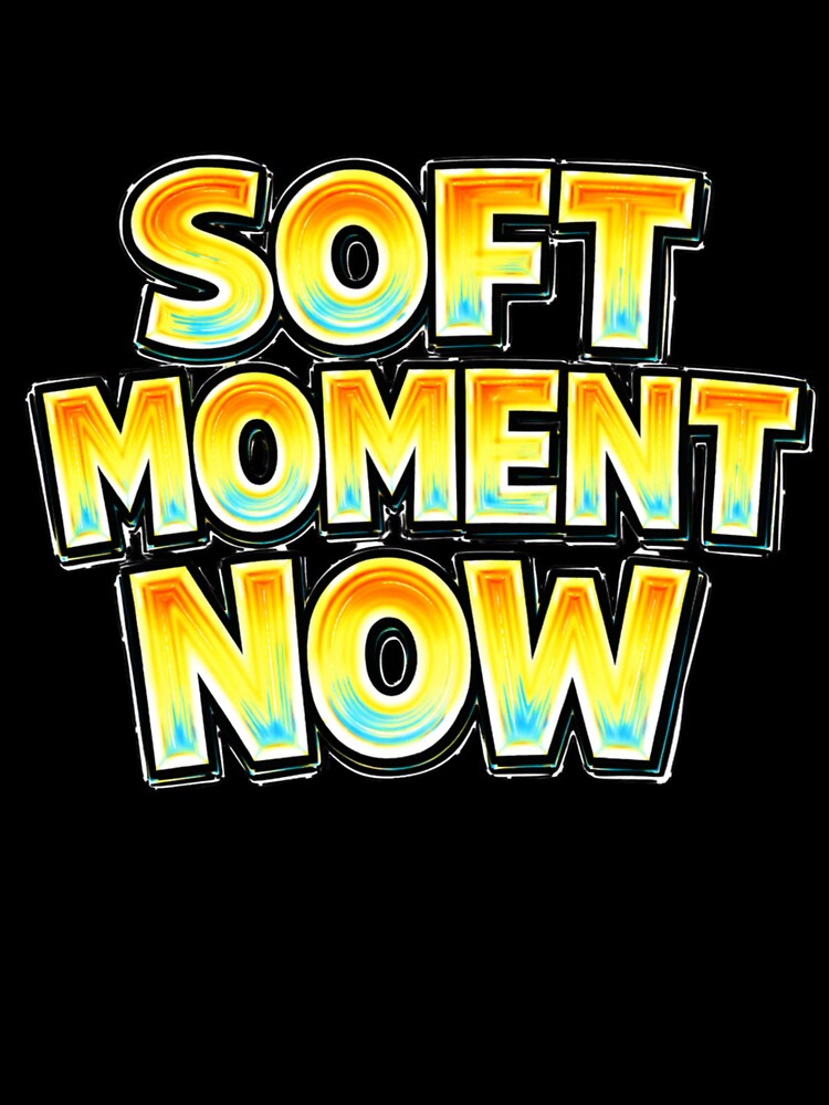 SOFT MOMENT NOW – hand drawn childlike typography by Mac Sketches