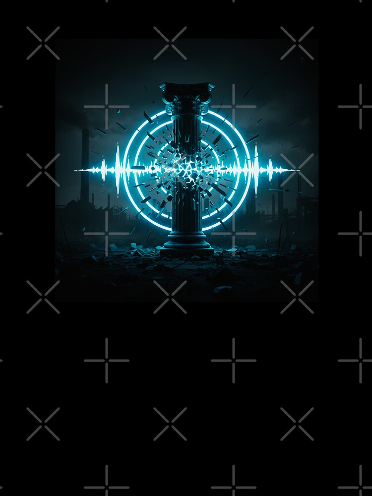 Frequency Overload - Industrial Techno & Sound Distortion Art by codex antique