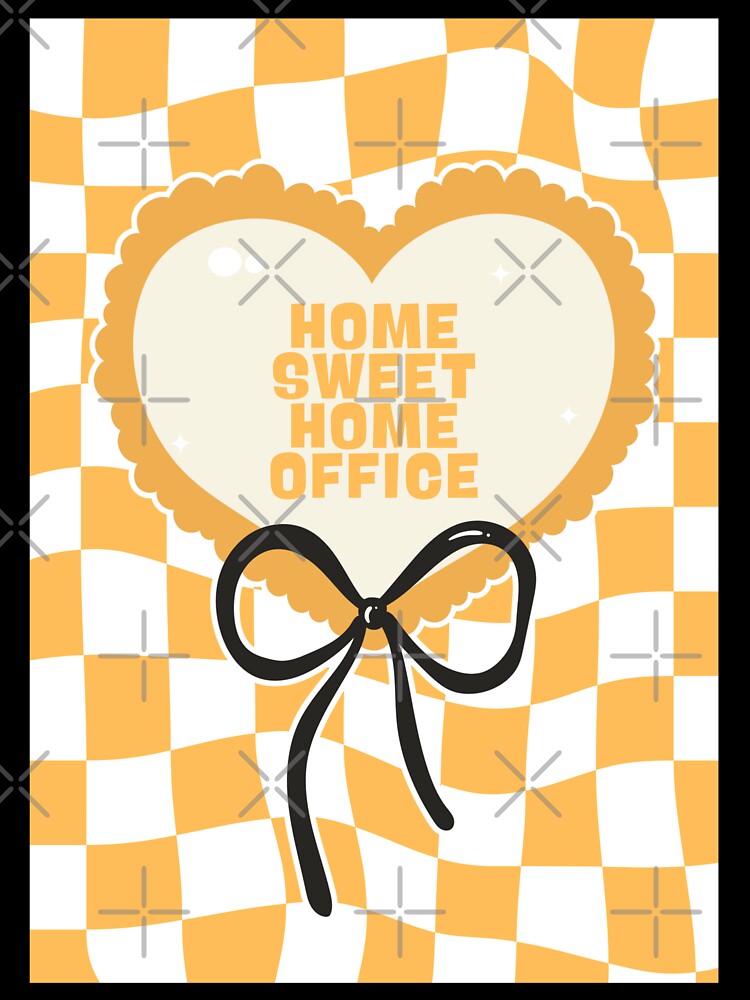 Home Sweet Home Office - Yellow by Dondonmart