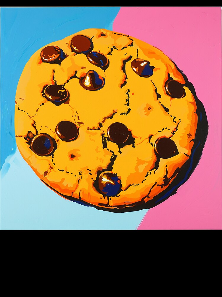 Chocolate Chip Cookie Pop Art 9 by AstroRisq