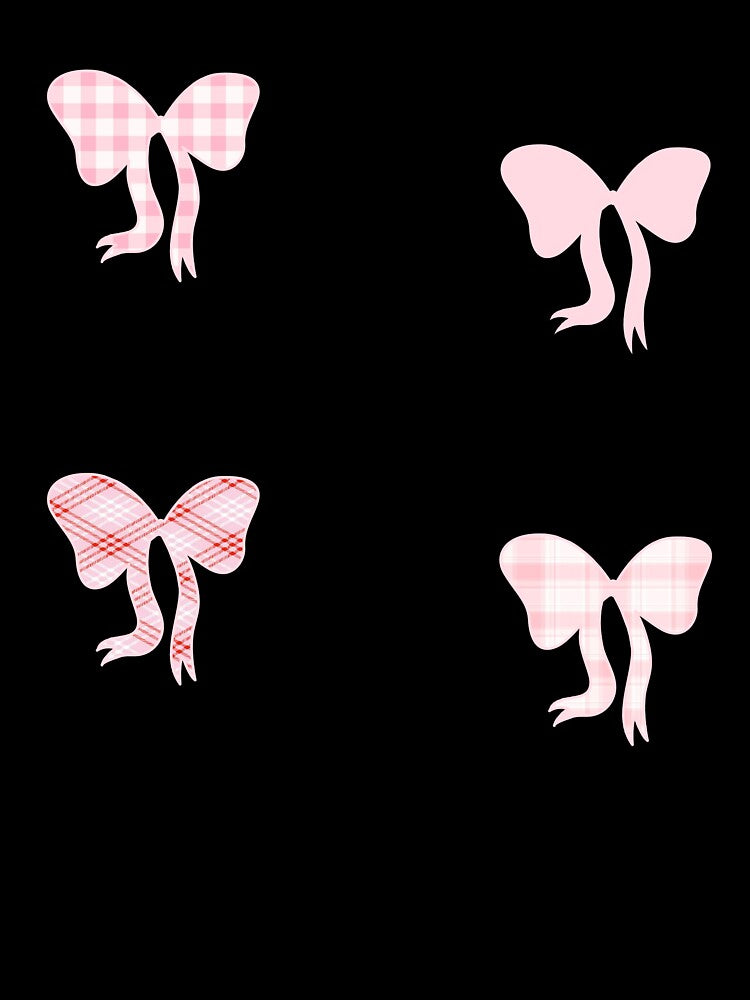Pink Coquette Bow Aesthetic Pattern Pack - Gingham & Plaid Ribbon by Aesthetic Crew